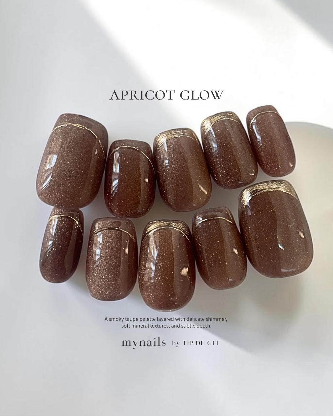 apricot glow - アプリコットグロウ（マグネットデザイン）